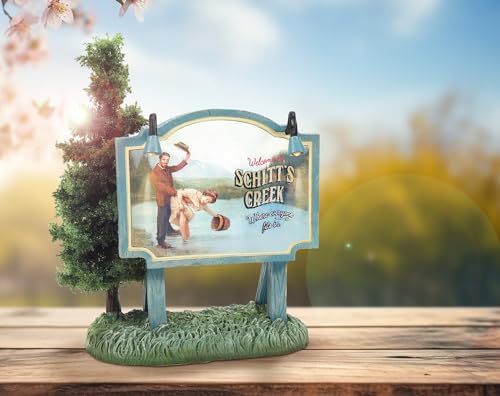 Department 56 Schitts Creek Village Billboard Sign Lit Figurine