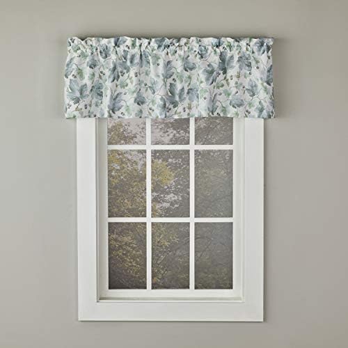 SKL Home Harvest Falling Leaves Valance 58x13 Blue