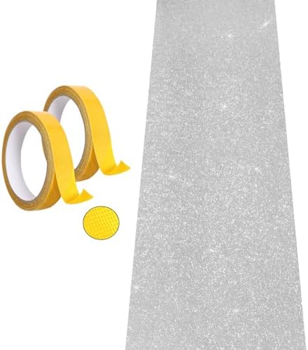 Glitter Silver Carpet Runner 246 x 30 Feet for Weddings and Parties