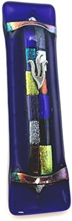 Tamara Baskin Art Glass Twelve Tribes Mezuzah