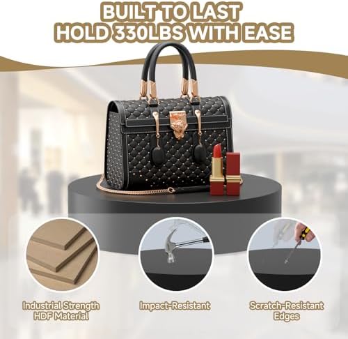 Round Mannequin Display Pedestal Stand - Black 236 x 59