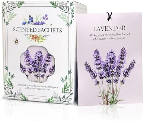 Lavender Scented Sachet Bags 12 Pack Closet Freshener