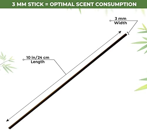 1st Deer Reed Diffuser Sticks 100 Pcs Black Rattan