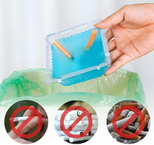 40 Pack Disposable Ashtrays with Scented Sand