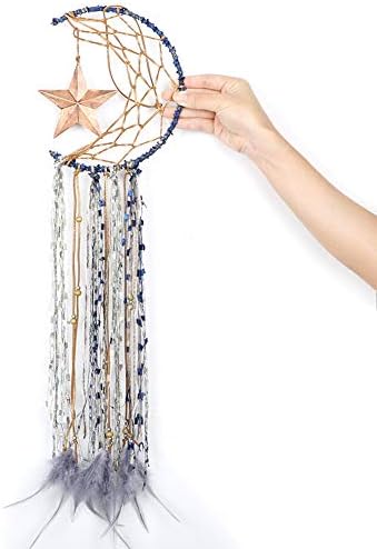 Dremisland Dream Catcher with Moon and Star Design