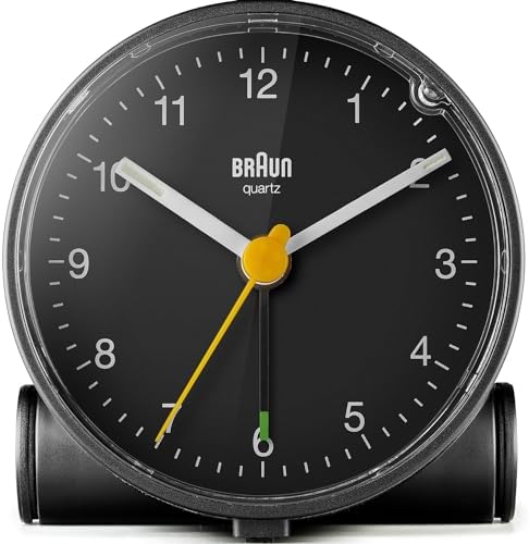 Braun Classic Analogue Alarm Clock with Snooze and Light