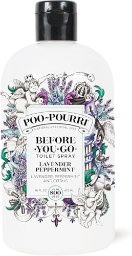 Poo-Pourri Lavender Peppermint Toilet Spray 16 Fl Oz Refill - 800 Uses
