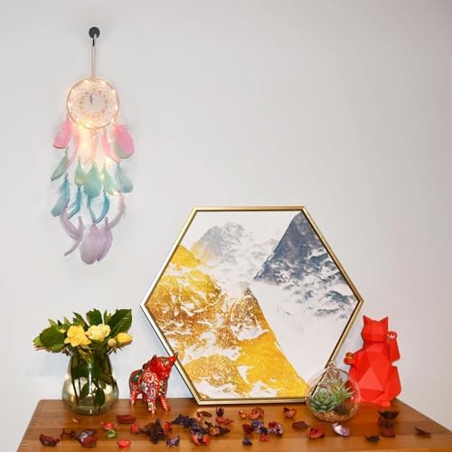 Dream Catcher Wall Decor with LED Light
