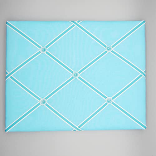 11x14 Bahama Blue Turquoise French Memory Board Bow Board