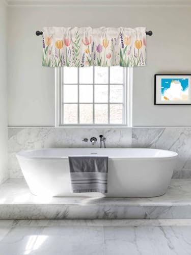 Spring Floral Valances for Windows 42 x 12