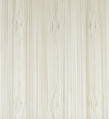 Iower Macrame Curtain Cotton Window Panel Boho Decor