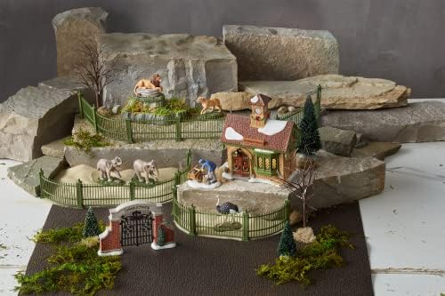 Department 56 Dickens Village Lions Figurine Set