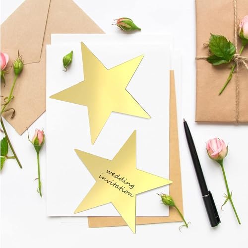 Glitter Gold Five Star Party Decorations 40PCS