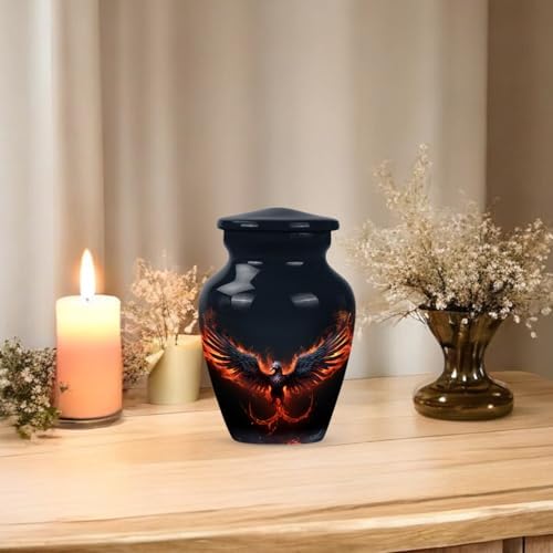 Phoenix Small Urn for Human Ashes - 3 Inch 1 Pcs
