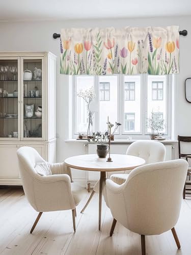 Spring Floral Valances for Windows 42 x 12