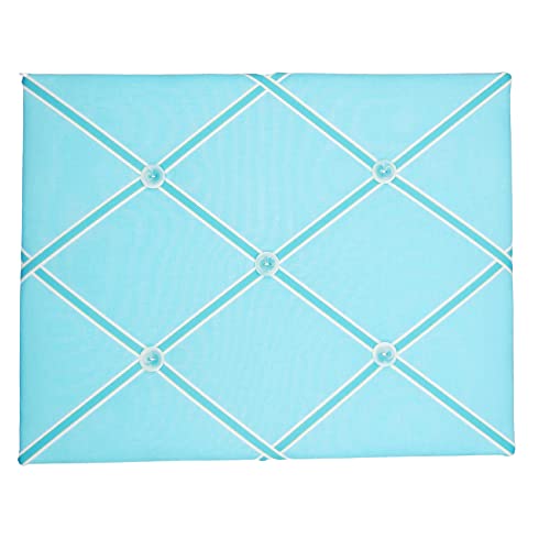 11x14 Bahama Blue Turquoise French Memory Board Bow Board