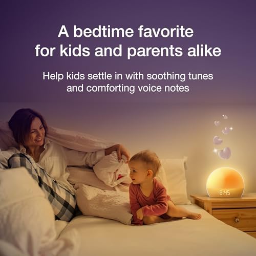 Sealy Sunrise Alarm Clock with LED Mood Lights and Temperature Reader