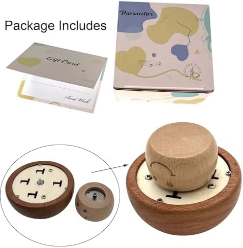 Pursuestar Fur Elise Rotating Music Box with Smile Face