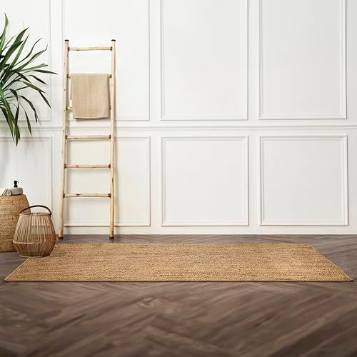 Hausattire Hand Woven Jute Braided Rug 2x6