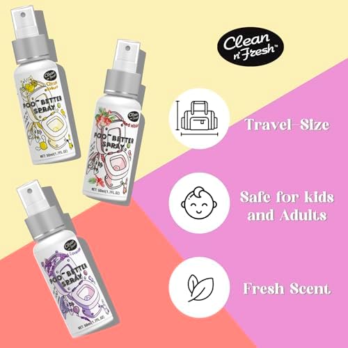Clean-n-Fresh Toilet Spray Variety Pack 3 Fl Oz