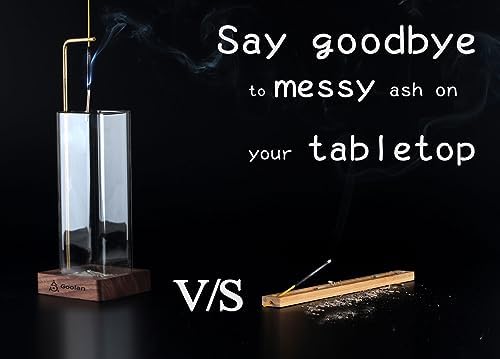 Goolan Incense Holder for Sticks with Anti-Ash Design