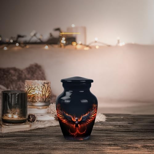 Phoenix Small Urn for Human Ashes - 3 Inch 1 Pcs