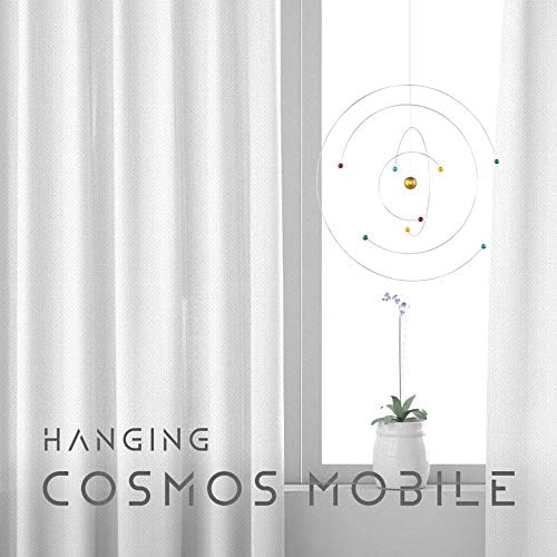 ScienceGeek Rotating Galaxy Mobile - 10 Inch Iron Solar System Decor