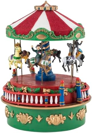 Mr Christmas Mini Musical Carousel Christmas Decoration