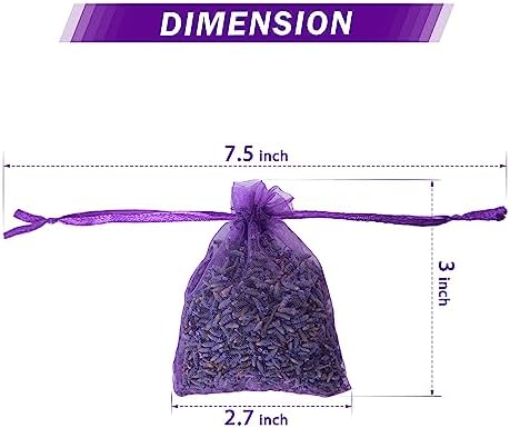 French Lavender Sachets Set of 24 Purple Home Fragrance