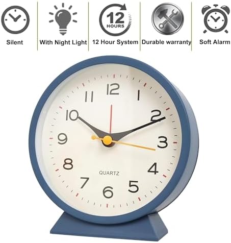 SHISEDECO 45 Inch Battery Operated Antique Alarm Clock