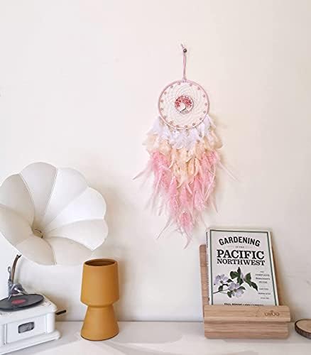 Pink Dream Catcher Tree of Life Wall Decor