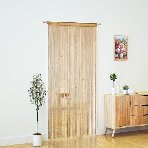 YaoYue Beaded Curtain Door String Decor Panel