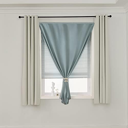 AJAZZ Self Adhesive Portable Blackout Curtains 1-Pack