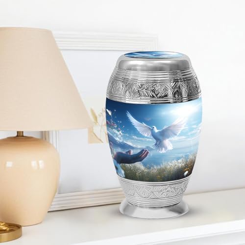 Yasubjag 10 Inch Large Cremation Urn for Human Ashes