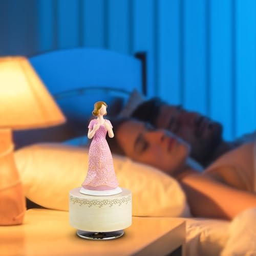 Hand-Painted Resin Music Box for Girls and Women