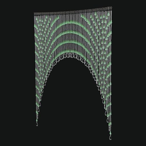 60 Strings Clear Crystal Beaded Curtain for Doorways