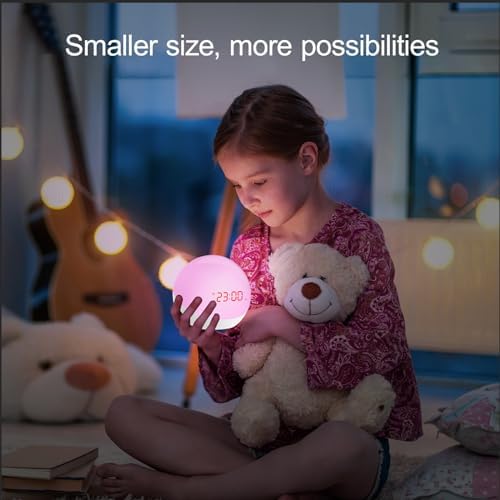 Homidy Alarm Clock for Kids 4th Gen 2024 White