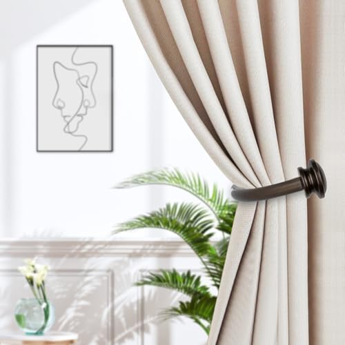 TONIAL Curtain Holdbacks 2 Pack Bronze