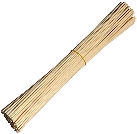 100 Pieces Natural Rattan Diffuser Sticks 8 Inch 3mm