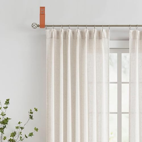 OCIOLI 2 Pack Modern Curtain Holdbacks