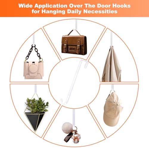 15 Inch Wreath Hangers 2 Pack Door Decor Organizer