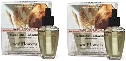 Bath and Body Works 4 Pack Mahogany Teakwood Wallflowers Fragrance Refills 1