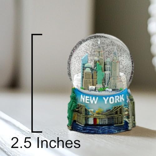 Mini New York City Snow Globe with Statue of Liberty