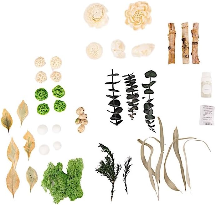 Dried Assorted Potpourri Vase Fillers with Vanilla Scent