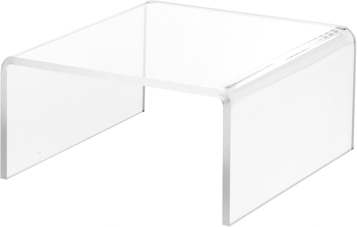 Plymor Clear Acrylic Square Display Riser