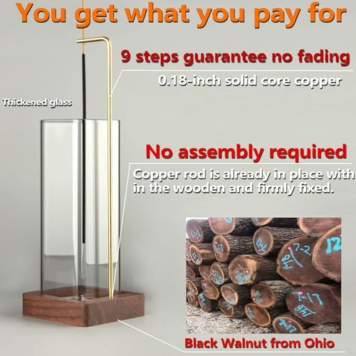 Goolan Incense Holder for Sticks with Anti-Ash Design