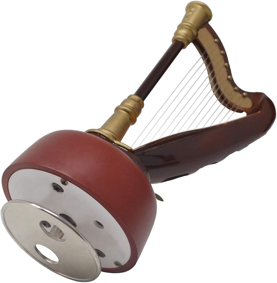 KingPoint Mini Rotating Harp Music Box
