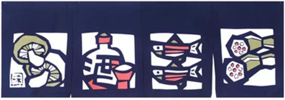Japanese Sushi Restaurant Valance Curtain 45x140CM