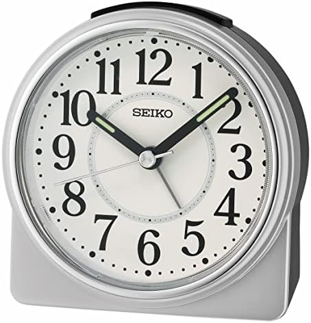 Seiko Marui Alarm Clock Silver