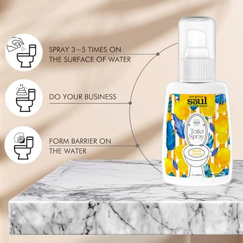 Good Soul Project Toilet Spray Fresh Citrus 2 Fl Oz 2 Pack